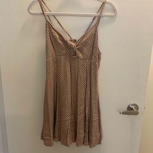 American Eagle Pink Polka Dot Dress